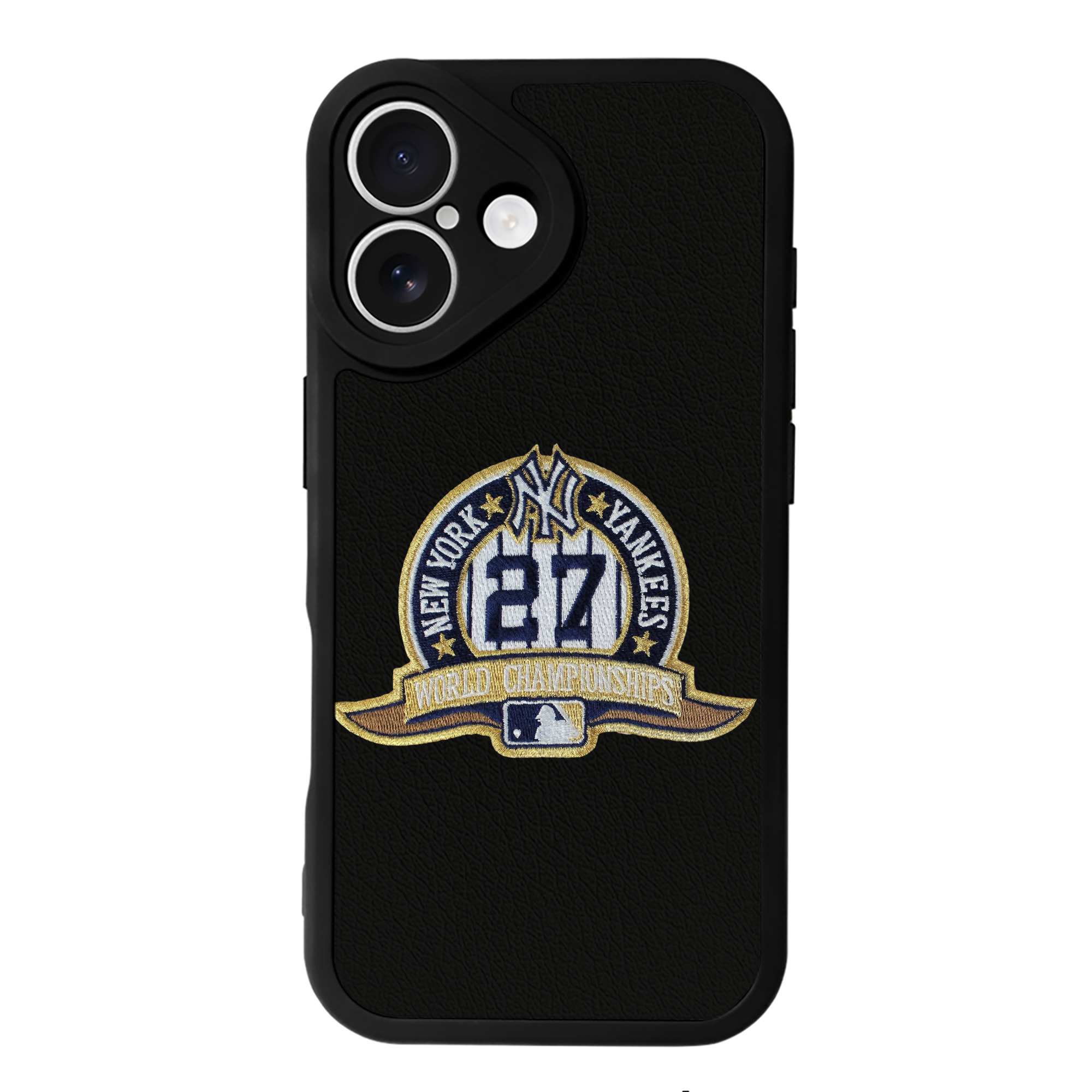 New York Yankees 271 IPhone 16 Silicone Leather Case – UV Print, Lambskin Texture – Perfect Fit, Wireless Charging Compatible, Scratch Resistant, Precise Cutouts – Stylish Protection For IPhone 16